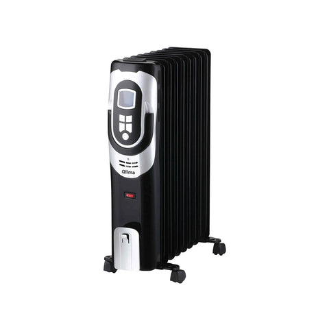 Radiatore A Olio Elettrico Nero 1500w