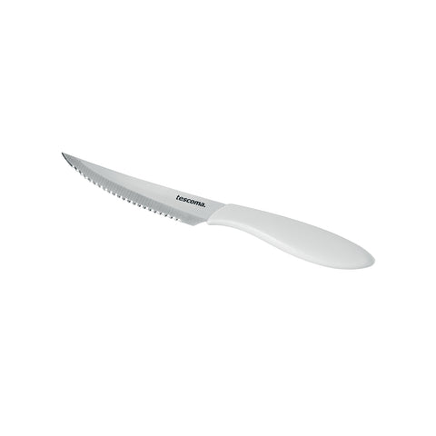 6 Coltelli Bianchi Da Bistecca 12cm