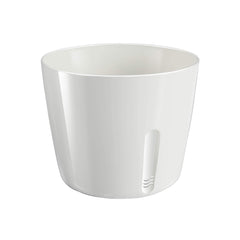 Vaso Per Piante Tondo Metallo Bianco 13,5x11cm
