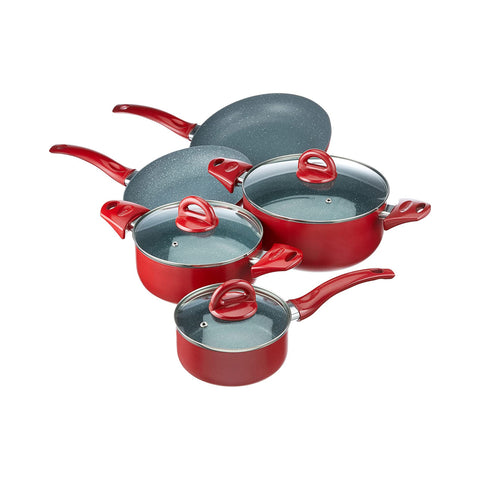 Set Batteria 8 Pezzi Rock Rossa