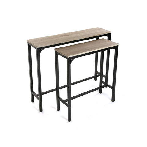 Set 2 Tavolini Consolle Da Ingresso