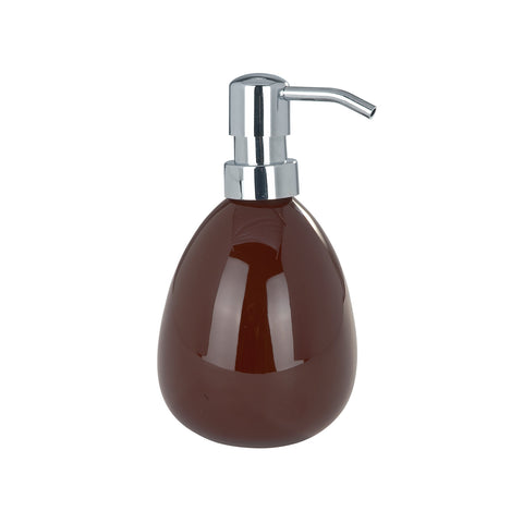 immagine-1-wenko-dispenser-per-sapone-in-ceramica-marrone-390ml-ean-4008838199541
