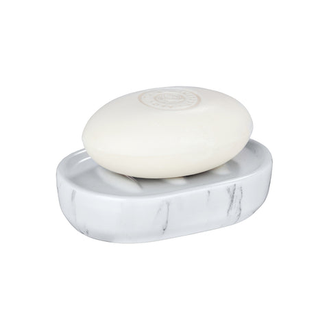 Portasapone In Ceramica Bianco Adrada