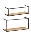 immagine-1-wenko-set-2-mensole-rettangolari-da-parete-in-legno-di-pino-e-metallo-nero-ean-4008838338070