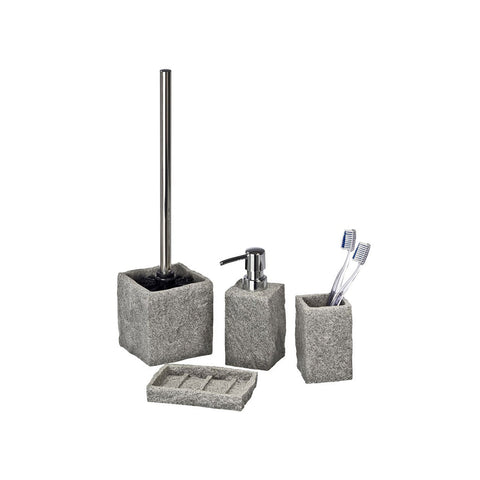 Set Accessori Da Bagno Con Scopino Granite