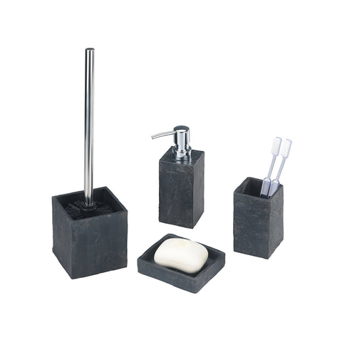 immagine-1-wenko-set-accessori-da-bagno-con-scopino-slate-rock-ean-8050043123596