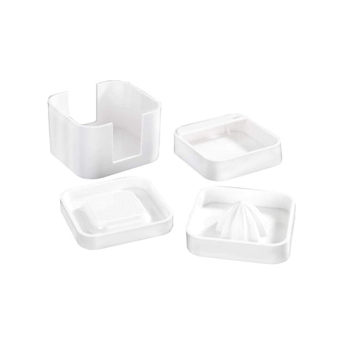 Set Da Cucina 4 In 1 Per Alimenti Bianco
