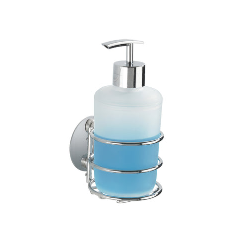 Set Gancio E Dispenser Sapone Acciaio, Plastica