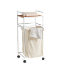 immagine-1-zeller-carrello-portabiancheria-in-bamboo-bianco-ean-4003368187211