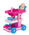 immagine-2-giaquinto-my-princess-carrello-7-pezzi-alto-48cm-con-bagnetto-trolley-per-bambine-ean-8058486005080