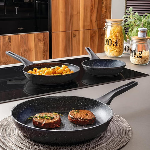 TRIS SET 3 PADELLE PADELLA ANTIADERENTE CM 20 24 28 MONETA RECY MADE IN ITALY eB TRIS SET 3 PADELLE PADELLA ANTIADERENTE CM 20 24 28 MONETA RECY MADE IN ITALY eB