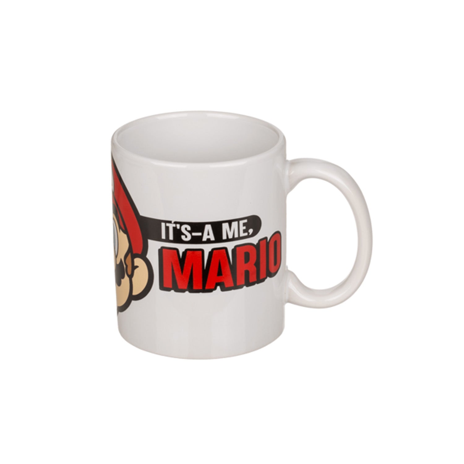 Super Mario Tazza In Ceramica It's A Me Mario, 325 Ml, Lavabile In Lavastoviglie, Regalo Per Fan Nintendo