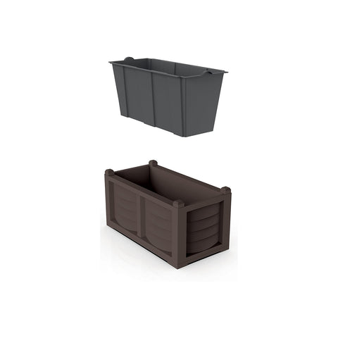 immagine-3-bama-fioriera-con-vasca-interna-cacao-80x425x42cm-ean-8007633319679