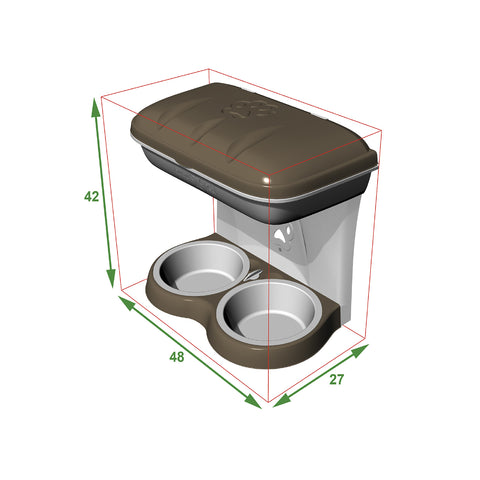 immagine-3-bama-set-2-ciotole-rialzate-food-stand-ean-8007633190407