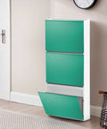immagine-3-belli-e-forti-scarpiera-liscia-a-parete-16x515x39cm-verde-ean-8001499307061