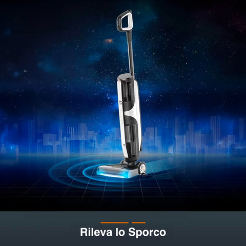 Scopa Elettrica Lava e Aspira Ricaricabile con Doppio Serbatoio 300W Avilia Home Scopa Elettrica Lava e Aspira Ricaricabile con Doppio Serbatoio 300W Avilia Home