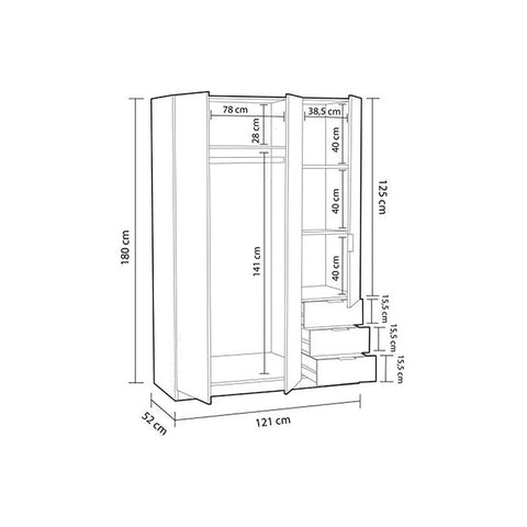 immagine-3-habitdesign-armadio-a-3-ante-e-3-cassetti-180x121x52cm-ean-8423490261980