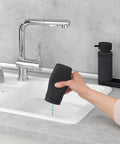 immagine-3-wenko-organizer-lavello-con-dispenser-e-contenitore-detersivo-nero-ean-4008838357385