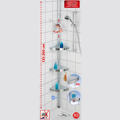 immagine-4-wenko-angoliera-telescopica-a-3-ripiani-in-alluminio-ean-4008838203491