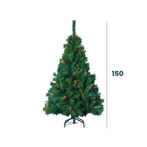 immagine-5-feeric-lights-and-christmas-albero-di-natale-reale-con-pigne-150cm-ean-3560237287409
