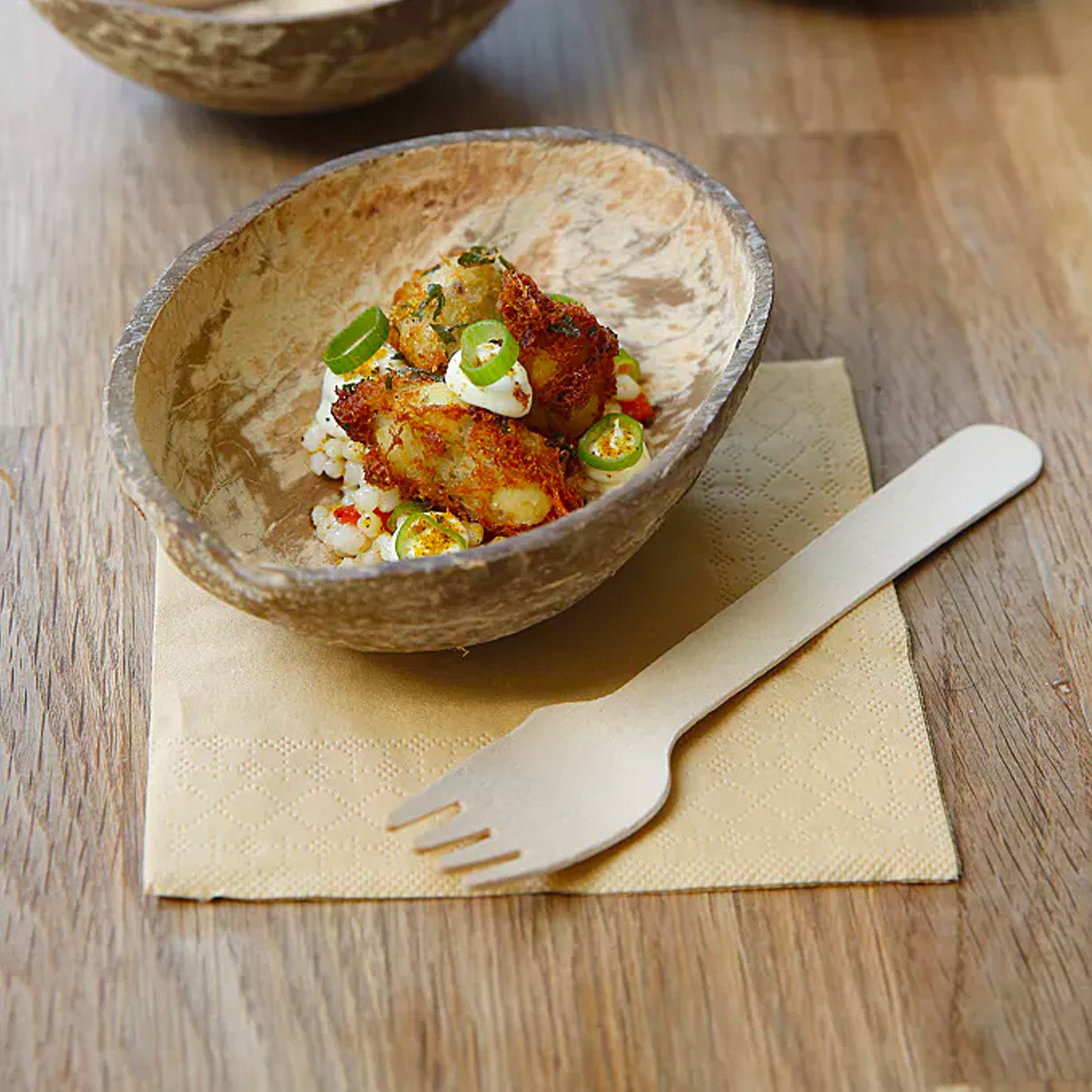 Forchette Biodegradabili E Compostabili, Forchette Cpla, Forchette Usa E Getta, Posate Verdi Green