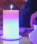 immagine-5-oem-candela-cilindrica-bicolore-sfumata-12cm-rosabordeaux-ean-4029811464951