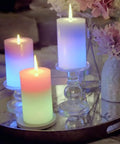 immagine-5-oem-candela-cilindrica-bicolore-sfumata-12cm-rosamenta-ean-4029811464975