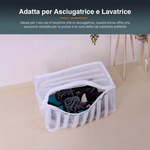 Borsa Per Lavare Le Scarpe In Lavatrice - 2 Sacchetti Con Fibre Soffici Pulizia 857876 Borsa Per Lavare Le Scarpe In Lavatrice - 2 Sacchetti Con Fibre Soffici Pulizia 857876