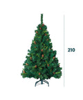 immagine-6-feeric-lights-and-christmas-albero-di-natale-reale-con-pigne-210cm-ean-3560237287423