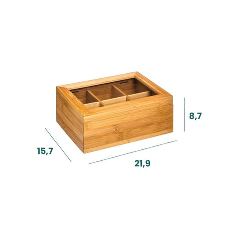 immagine-6-five-simply-smart-organizer-scatola-porta-te-a-6-scomparti-in-bambu-ean-3560239694694