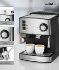 immagine-7-clatronic-macchina-da-caffe-espresso-15bar-15l-ean-4006160633382