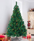 immagine-7-feeric-lights-and-christmas-albero-di-natale-reale-con-pigne-210cm-ean-3560237287423