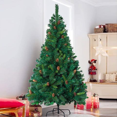 immagine-7-feeric-lights-and-christmas-albero-di-natale-reale-con-pigne-210cm-ean-3560237287423