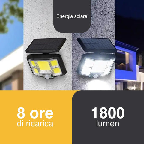 Energizer Luce di Sicurezza LED Solare Attivata dal Movimento con Teste Energizer Luce di Sicurezza LED Solare Attivata dal Movimento con Teste